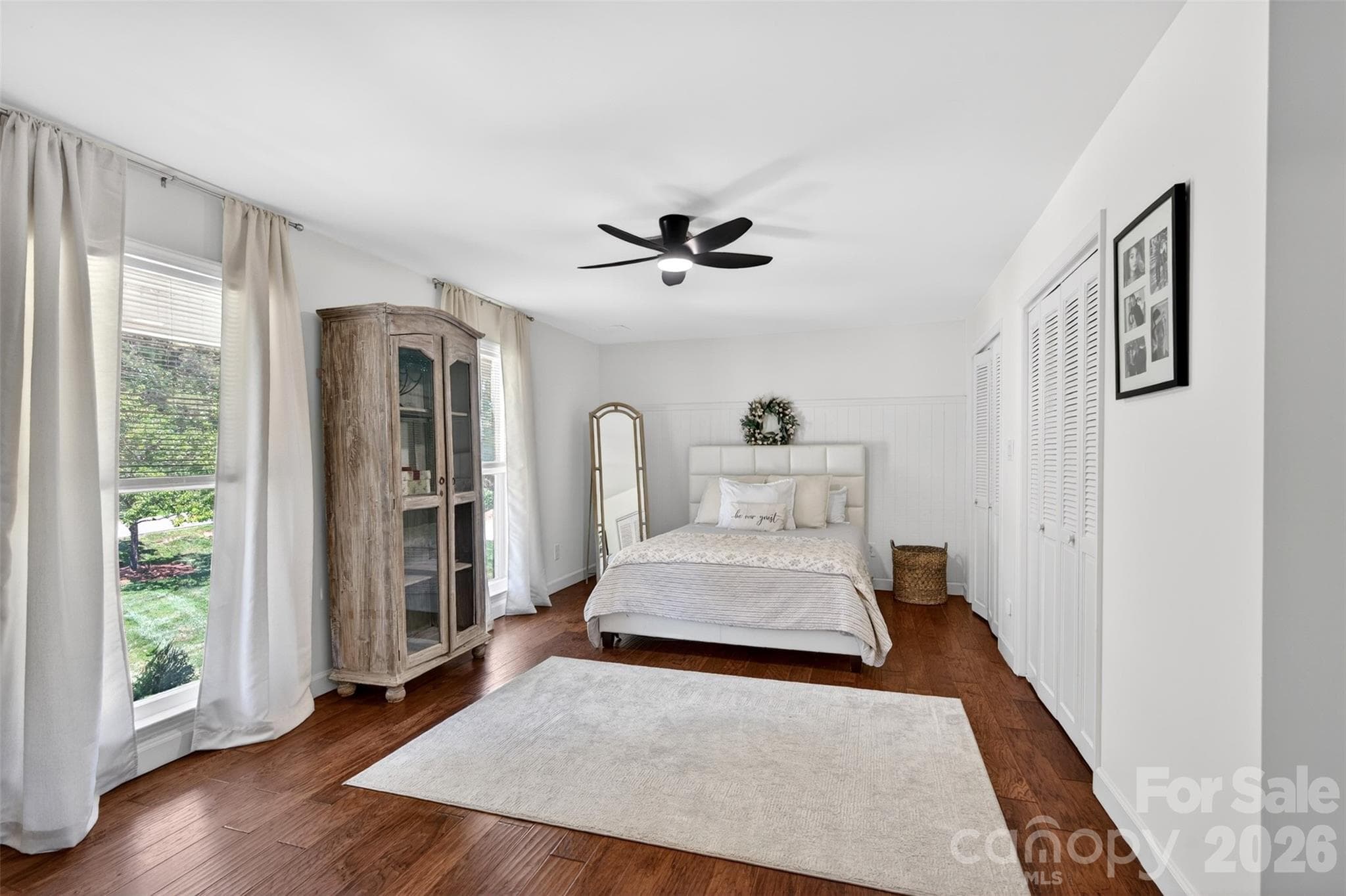 primary bedroom w/view - 615 Kenway Loop, Mooresville
