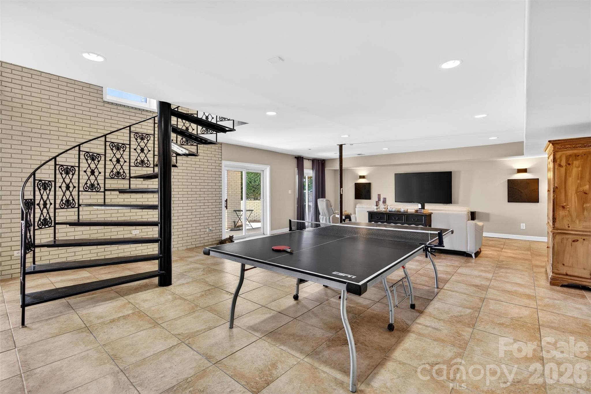 media/play area walk out basment - 615 Kenway Loop, Mooresville