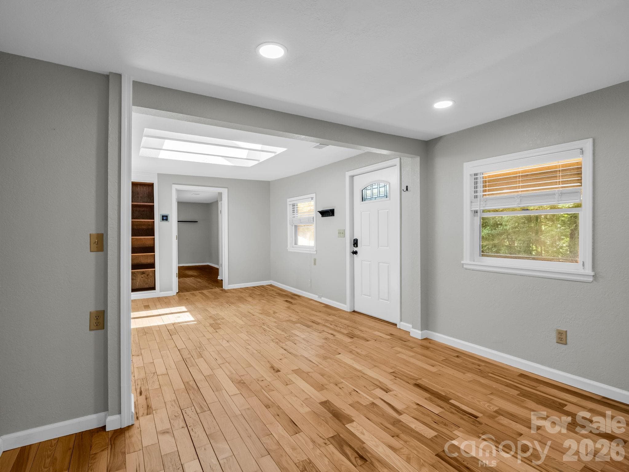 Dining Room, facing toward Living Room & door opening to Family Room - 35 Chastain Hill Road, Mills River
