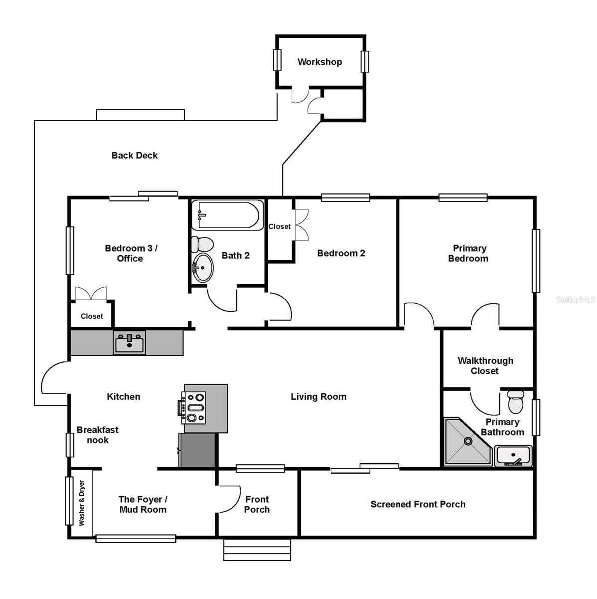 5044 Betty St N, Saint Petersburg, FL 33709. 3 Bedroom, 2 Bathroom home. - 5044 BETTY ST N, ST PETERSBURG