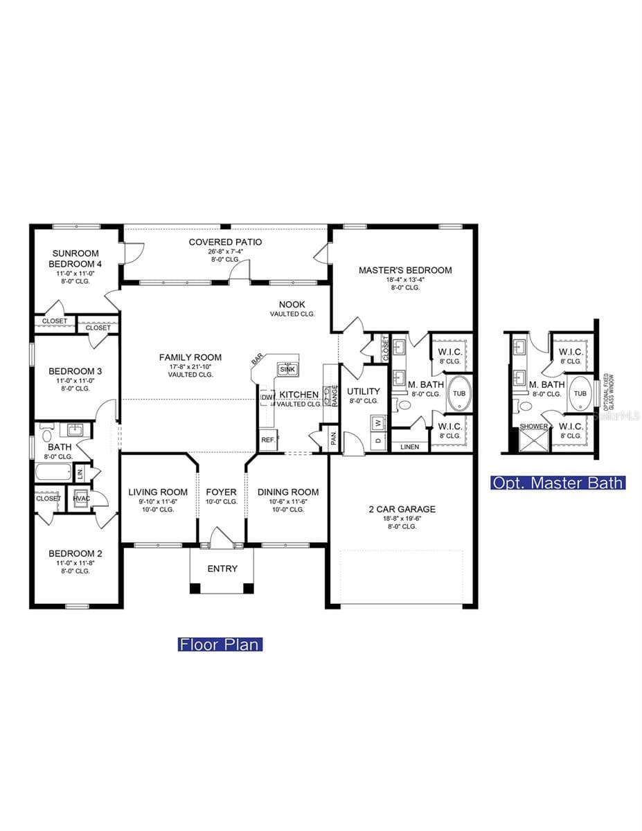 Floor Plan - 671 W HALLAM DR, DUNNELLON