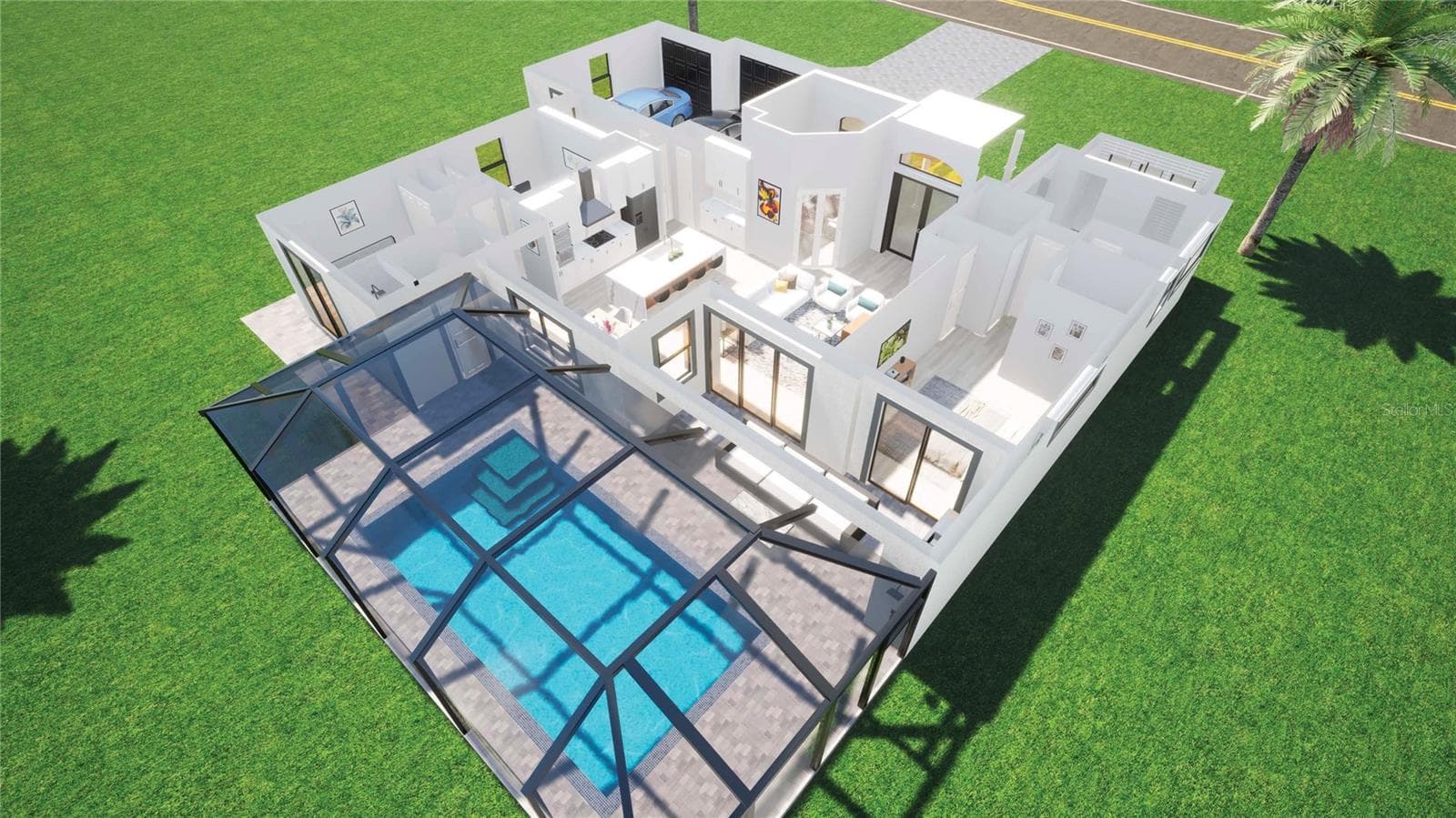 Floor Plan Rendering - 2675 YACOLT AVE, NORTH PORT