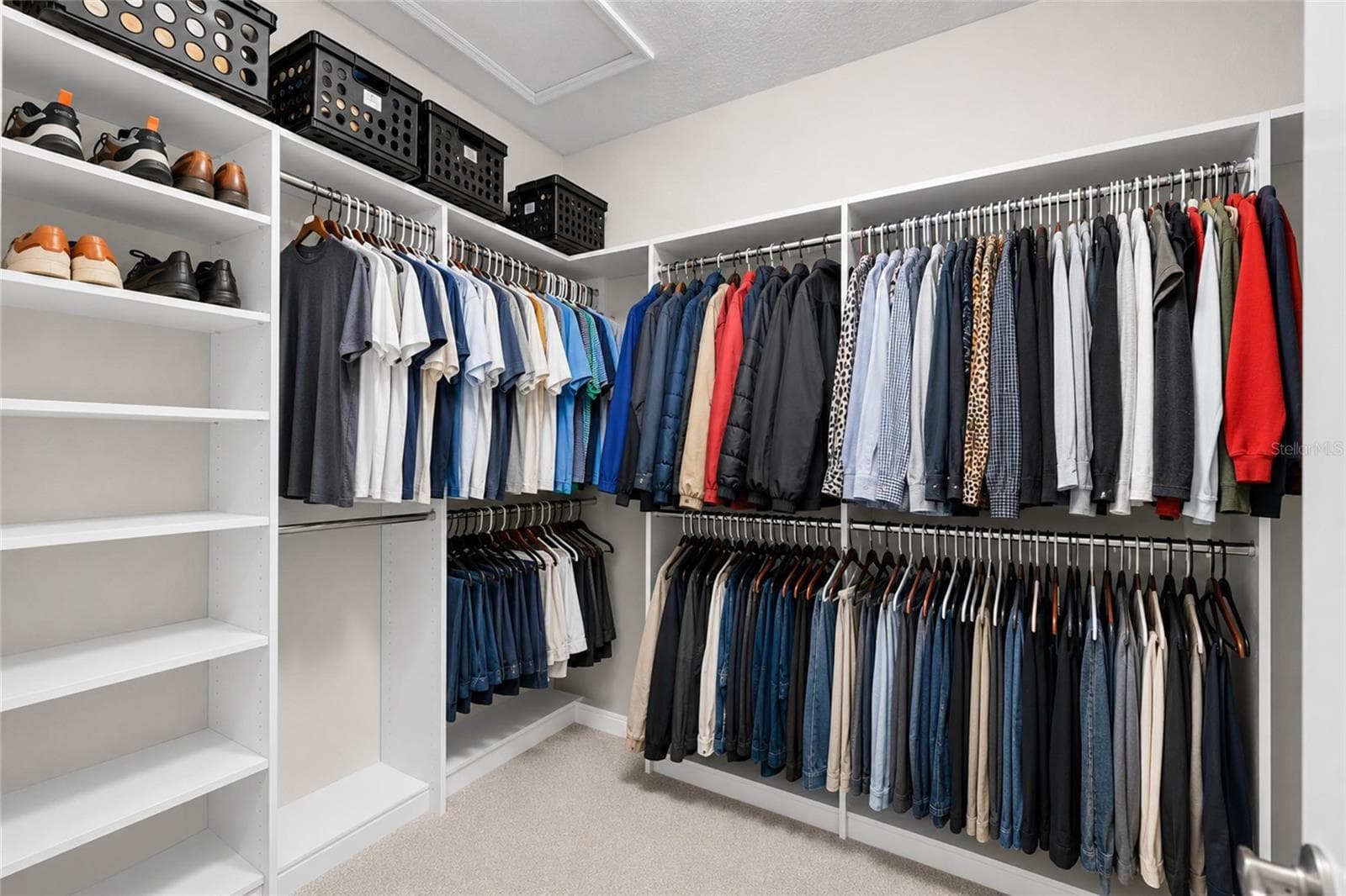 Primary walk-in closet - 4394 NW 54TH TER, OCALA