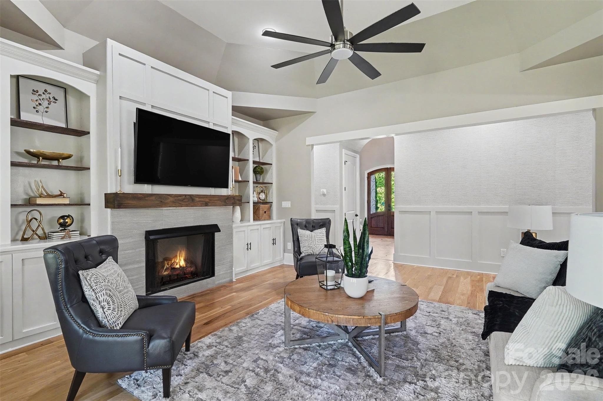 Living Room Open concept to Kitchen - 5129 Watermead Lane, Belmont