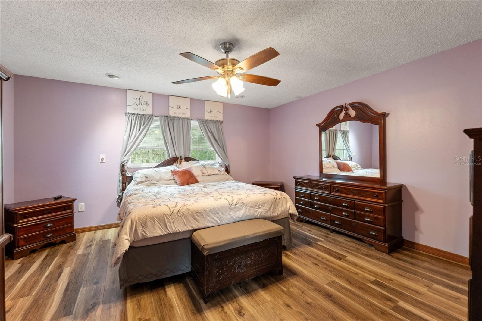 primary home - primaryVirtually Stagedbedroom.Virtually Staged - 1357 DINSMORE CT, NEW PORT RICHEY