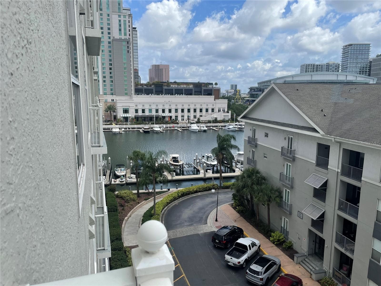 View of Water from Sliding Glass Doors - 700 S HARBOUR ISLAND BLVD #536, TAMPA