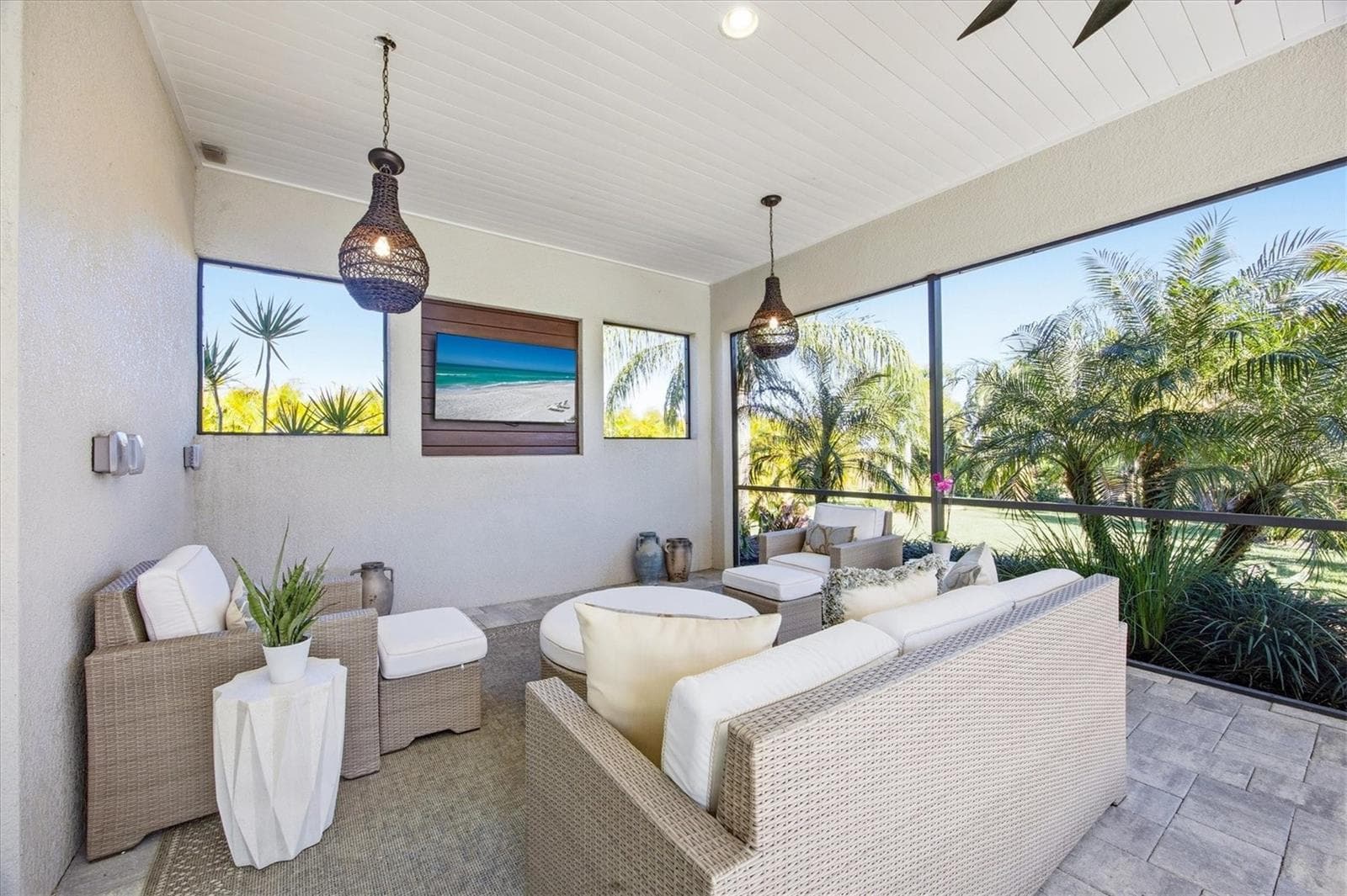 Lanai Seating Area - 3467 COMPOUND CT, SARASOTA