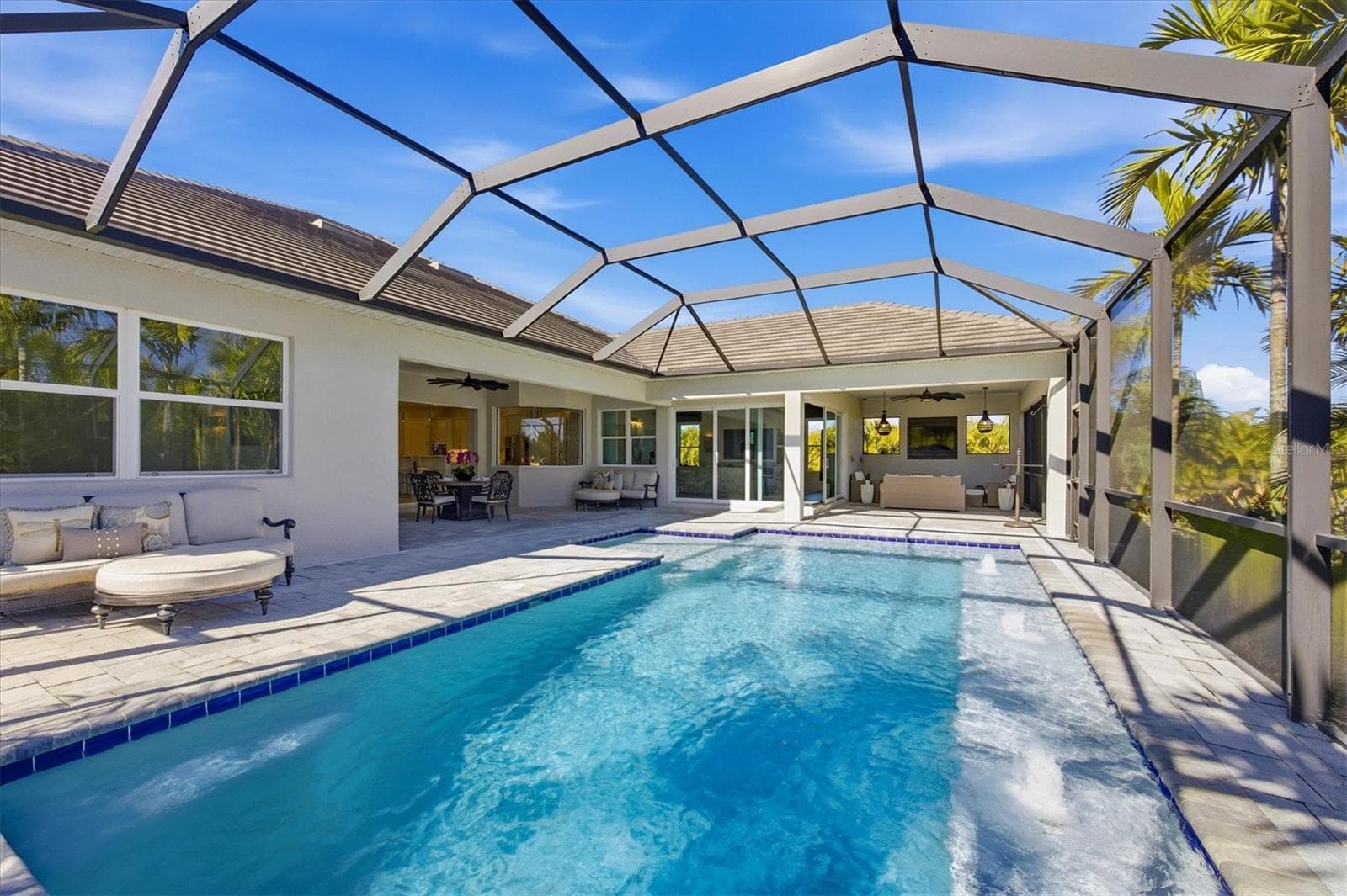 Screened Pool with Lush Landscaping - 3467 COMPOUND CT, SARASOTA