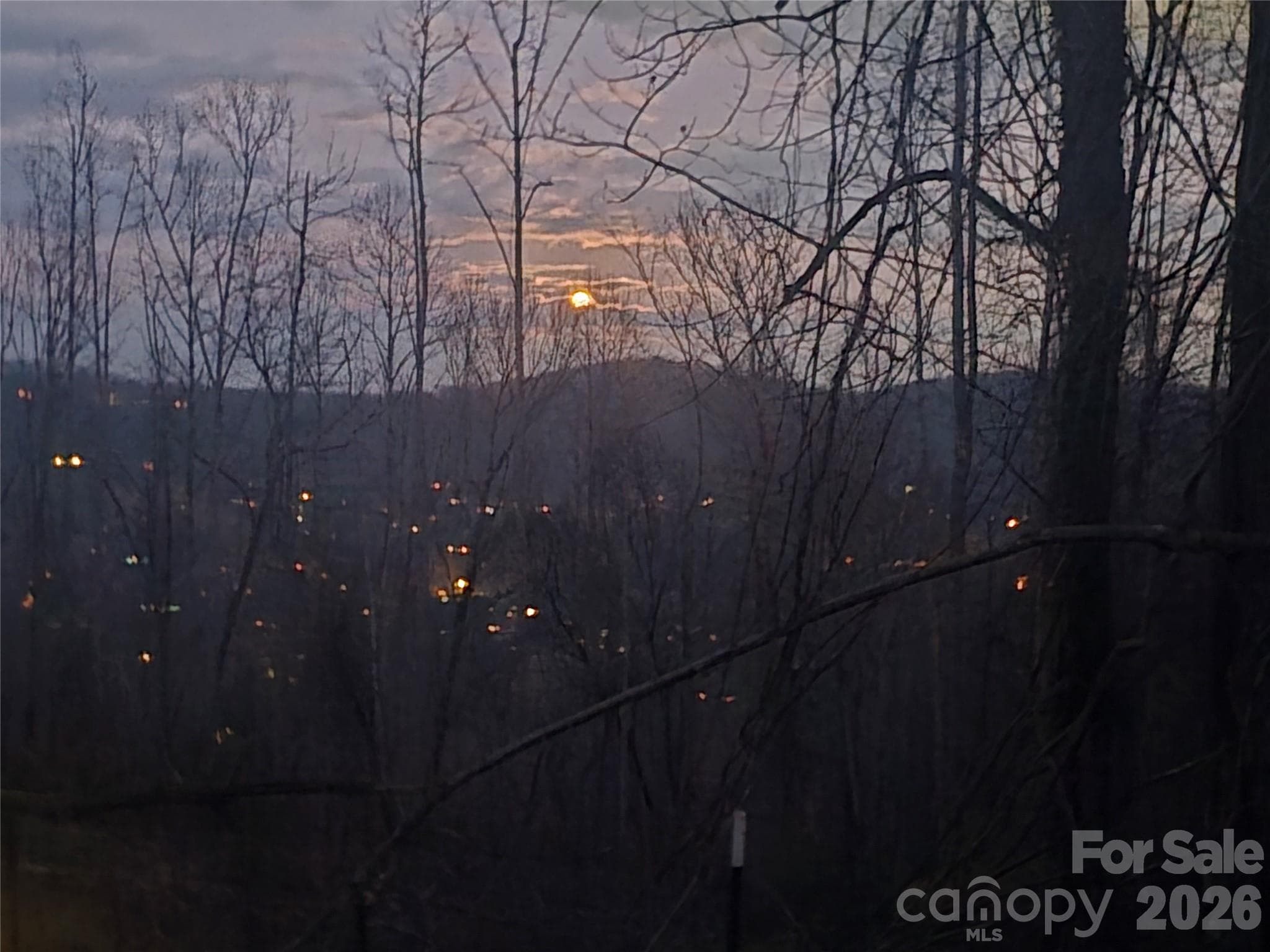 Night views - Looking towards town of Hendersonville. - Hendersonville