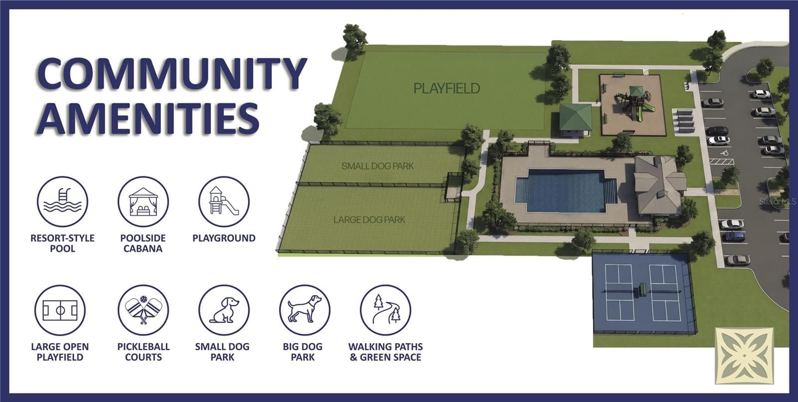 Virtual rendering of community amenities - 247 VERNY GROVE LN, LEESBURG