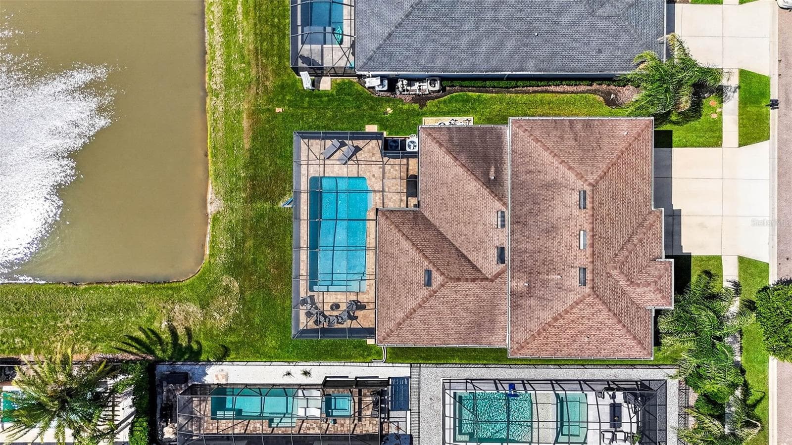 Endless pond view - 7109 BAY LAUREL CT, WESLEY CHAPEL
