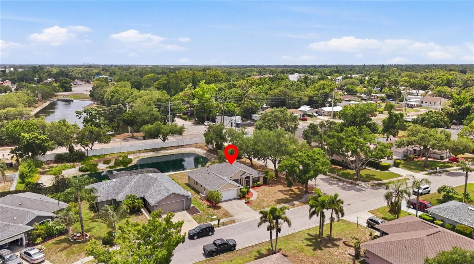 Aerial of corner lot - 2404 50TH DR E, BRADENTON