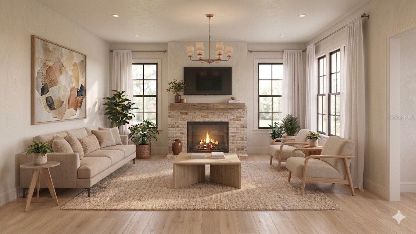 Warm and inviting Family room - 1010 S ELM AVE, SANFORD
