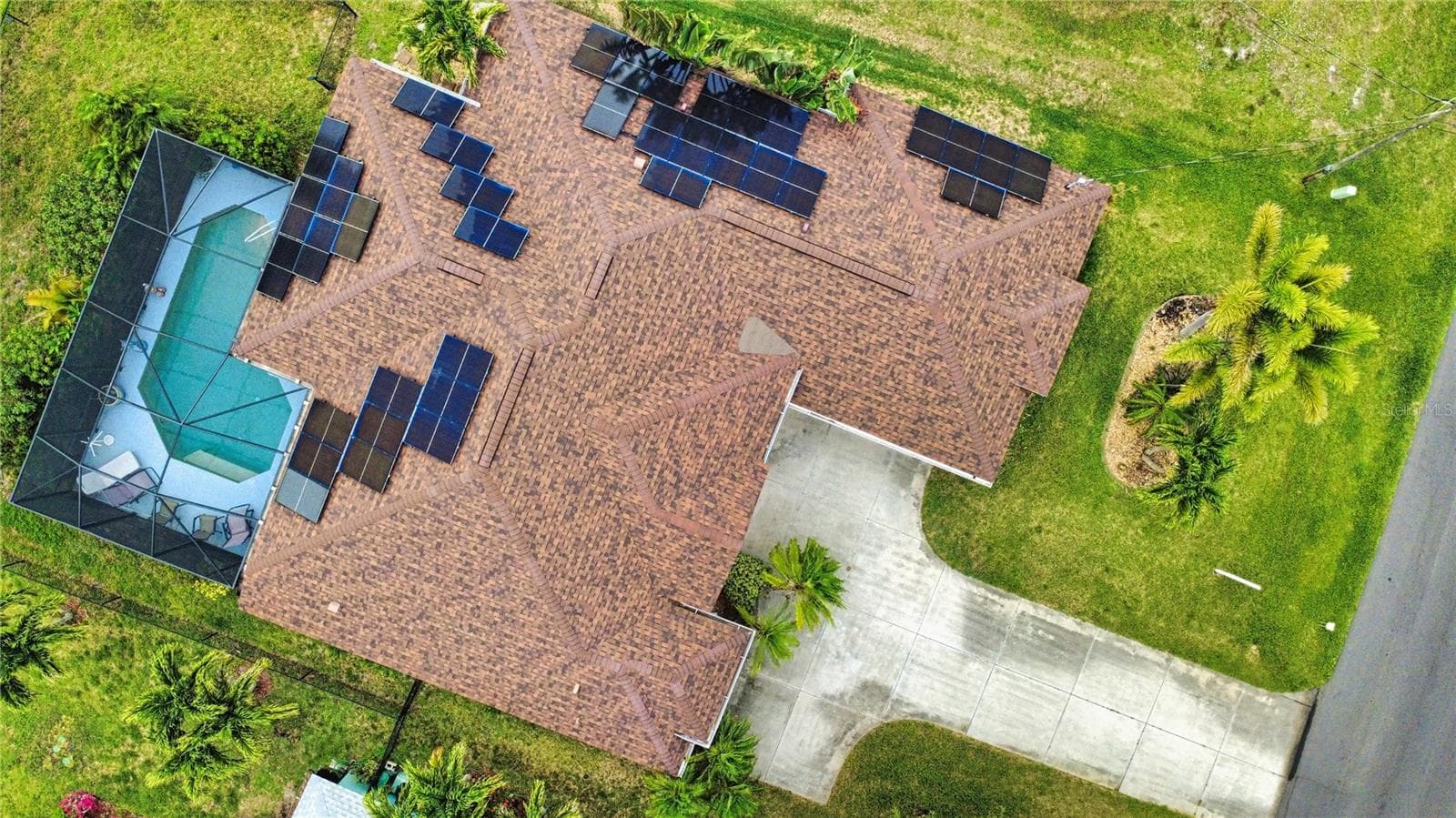 Solar Placement on Roof - 138 BROADMOOR LN, ROTONDA WEST