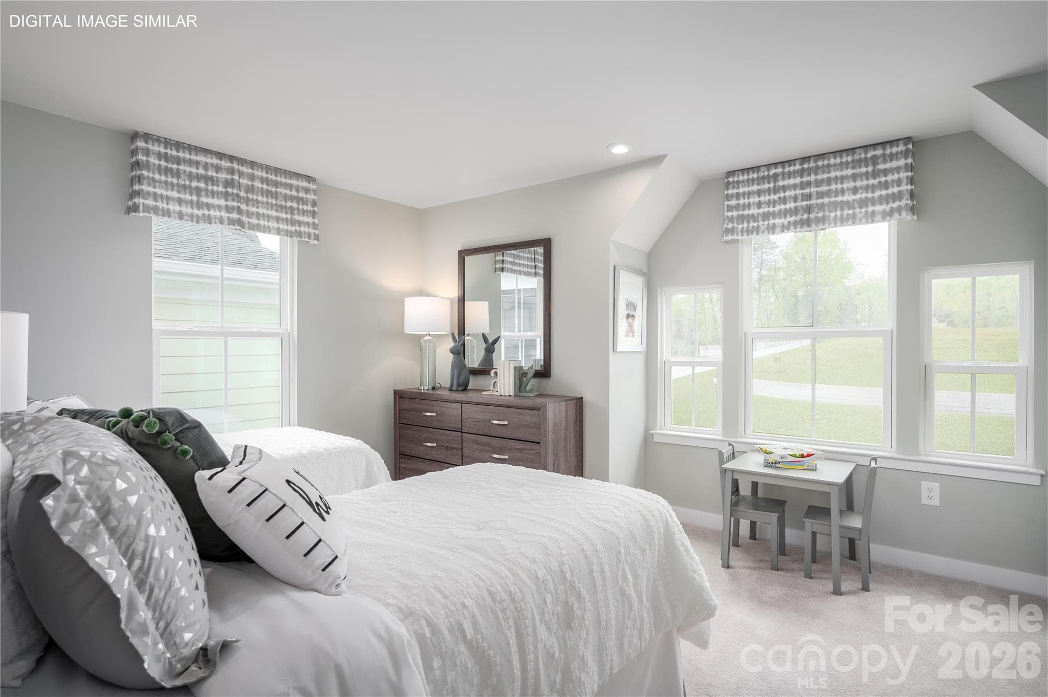 Oversized secondary bedrooms with plenty of space for guests, family, or flexible use. - 11161 Emerson Landing Drive, Charlotte