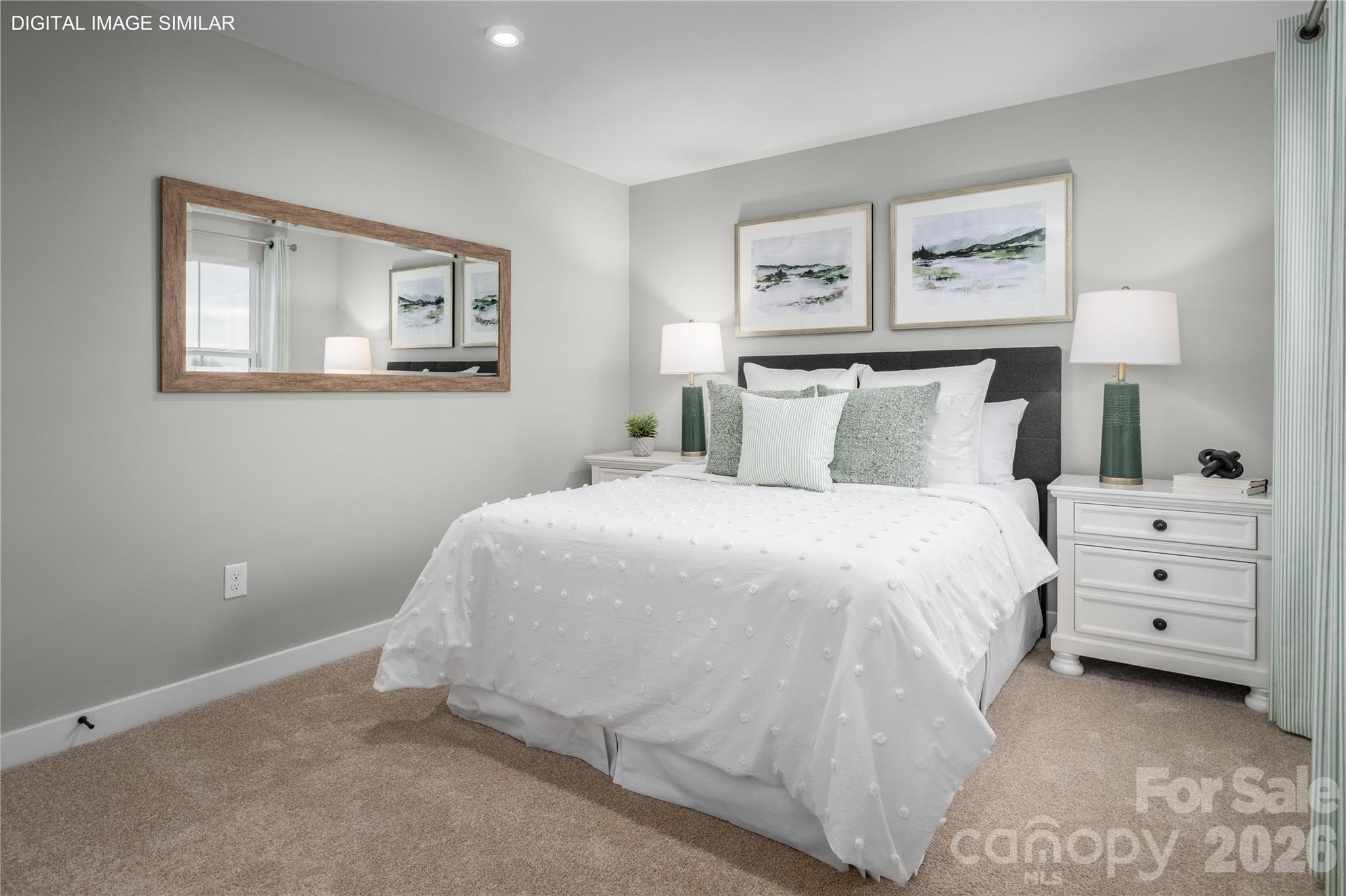 Oversized secondary bedrooms with plenty of space for guests, family, or flexible use. - 11161 Emerson Landing Drive, Charlotte