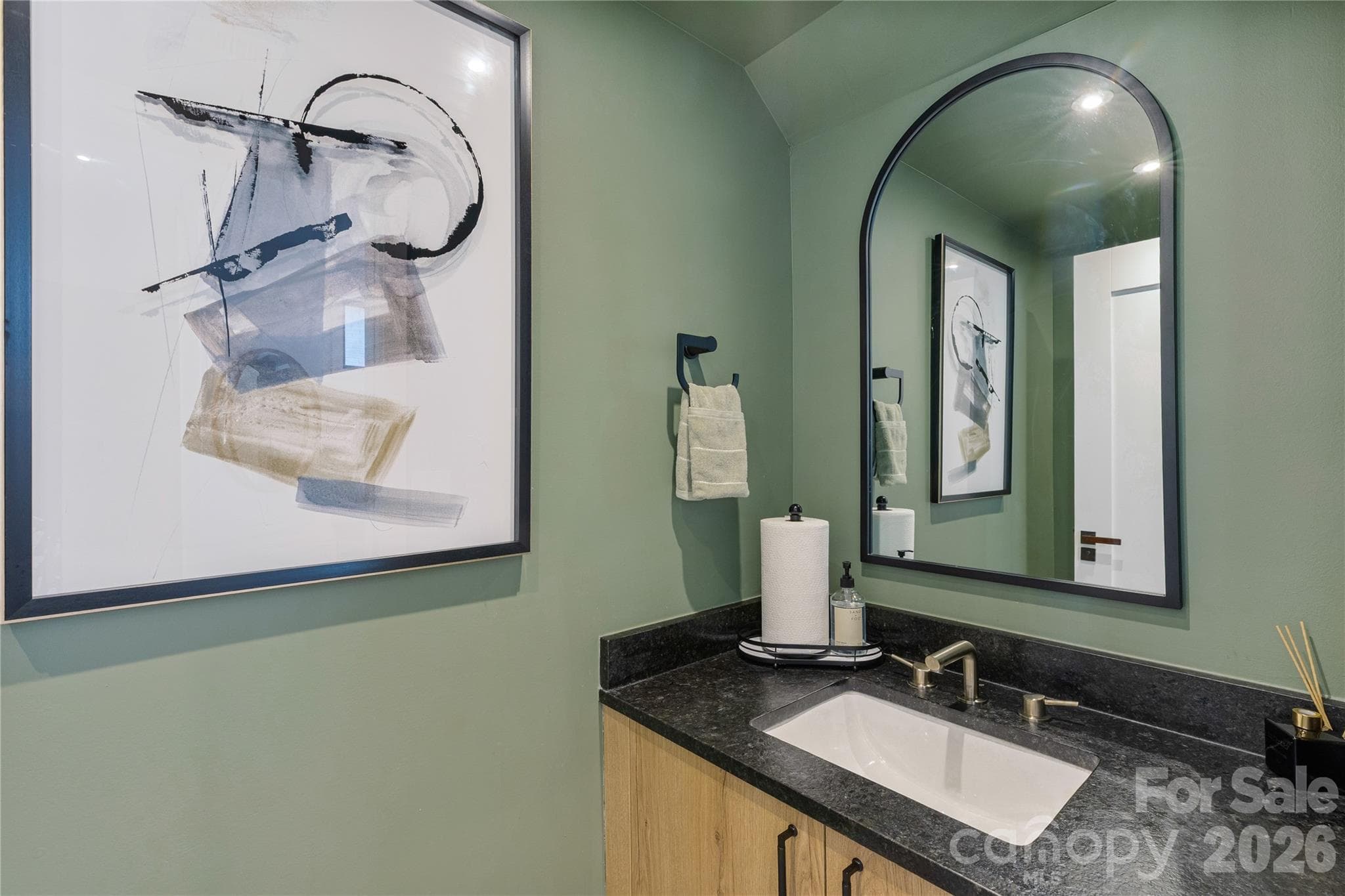 1/2 Bath - main level - Charlotte