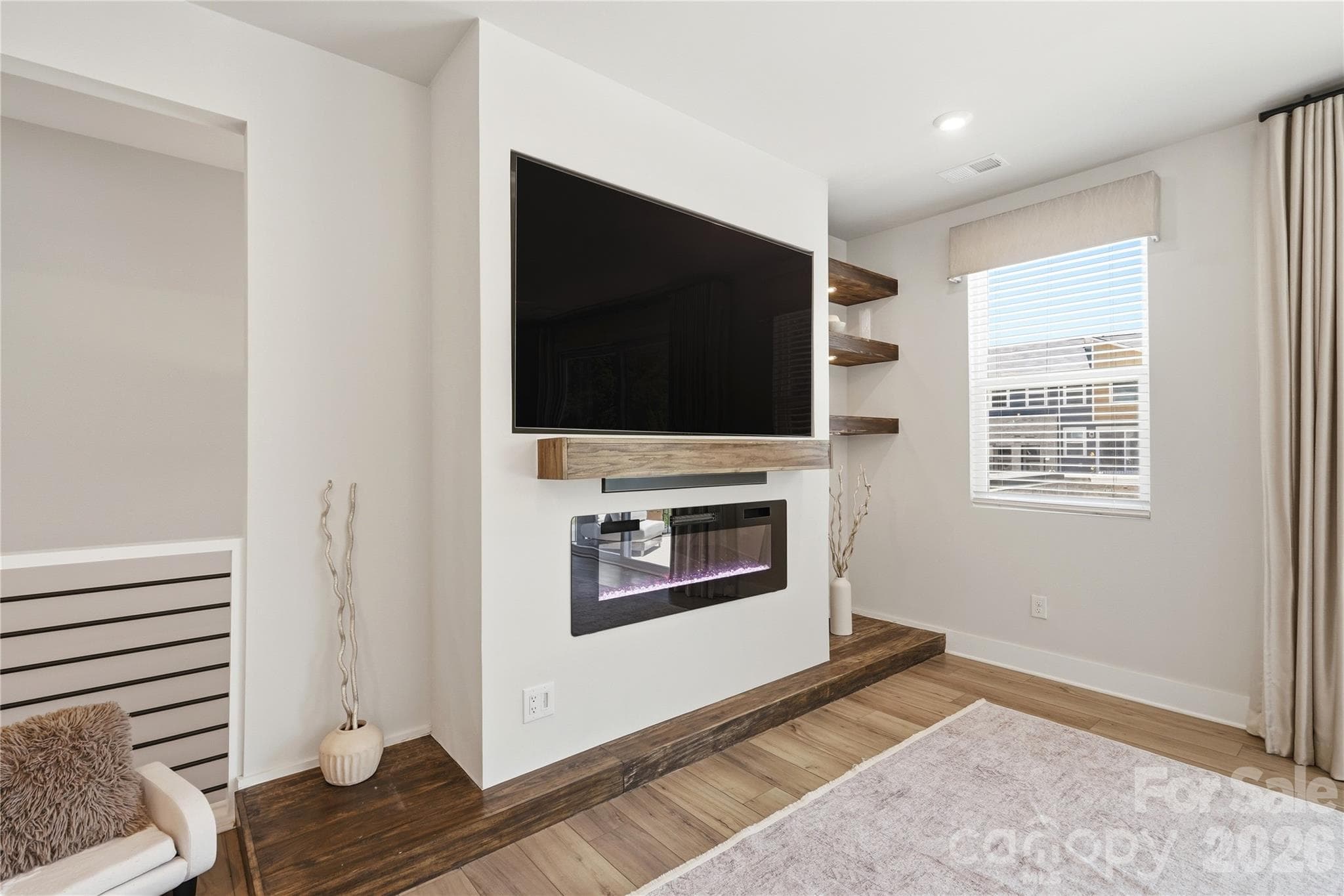 Custom wall unit with fireplace [2023] - 3324 Treble Court, Charlotte