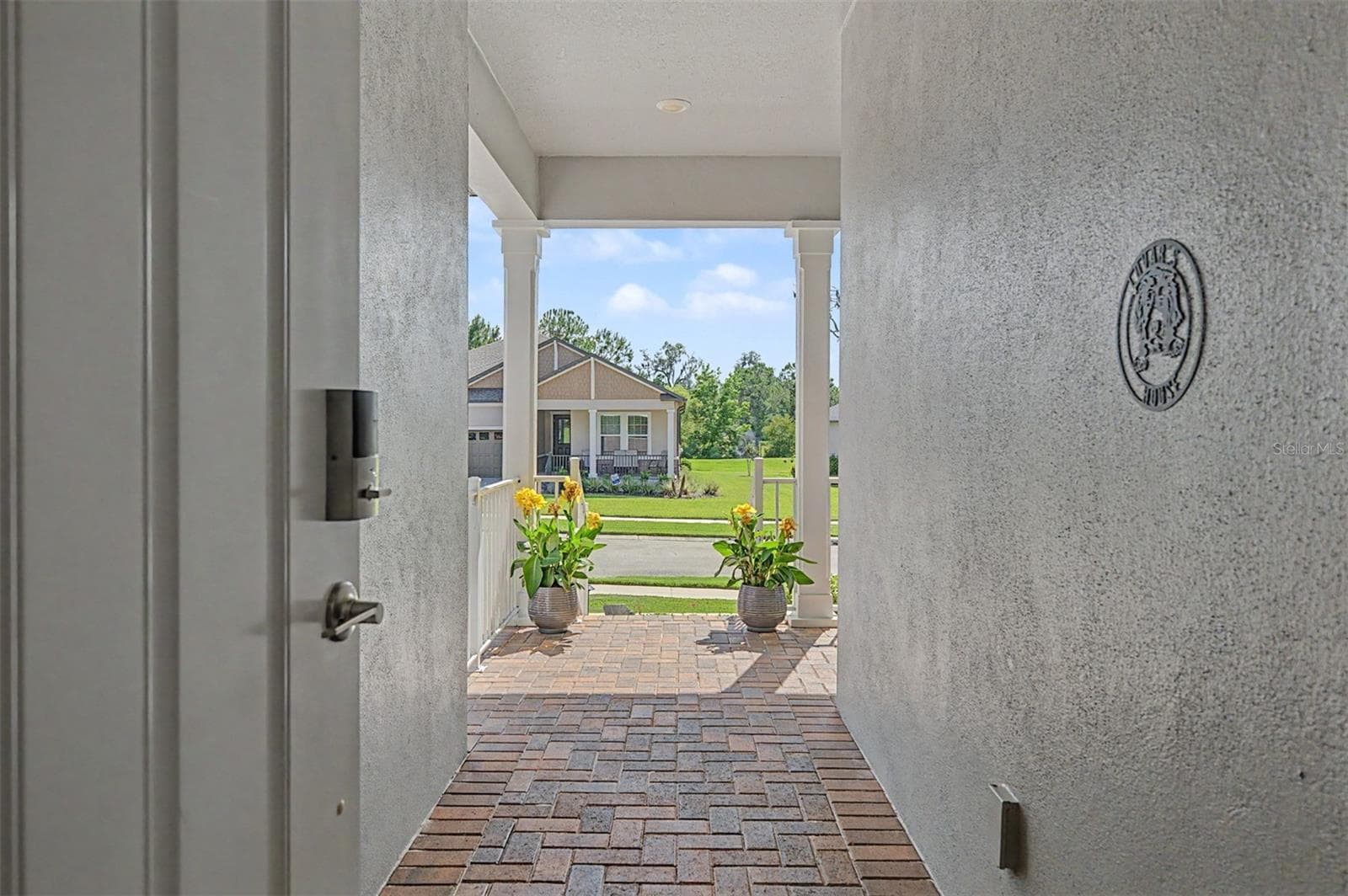 View out front door - 4926 SOUTHERN VALLEY LOOP, BROOKSVILLE