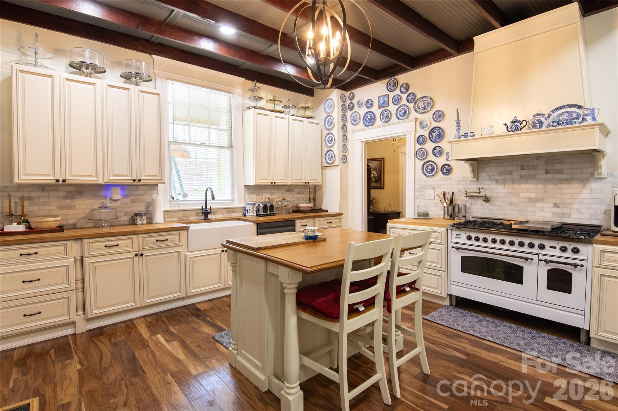 Spacious kitchen with 48" gas range/oven.  Your inner chef will feel at home in this kitchen! - Shelby
