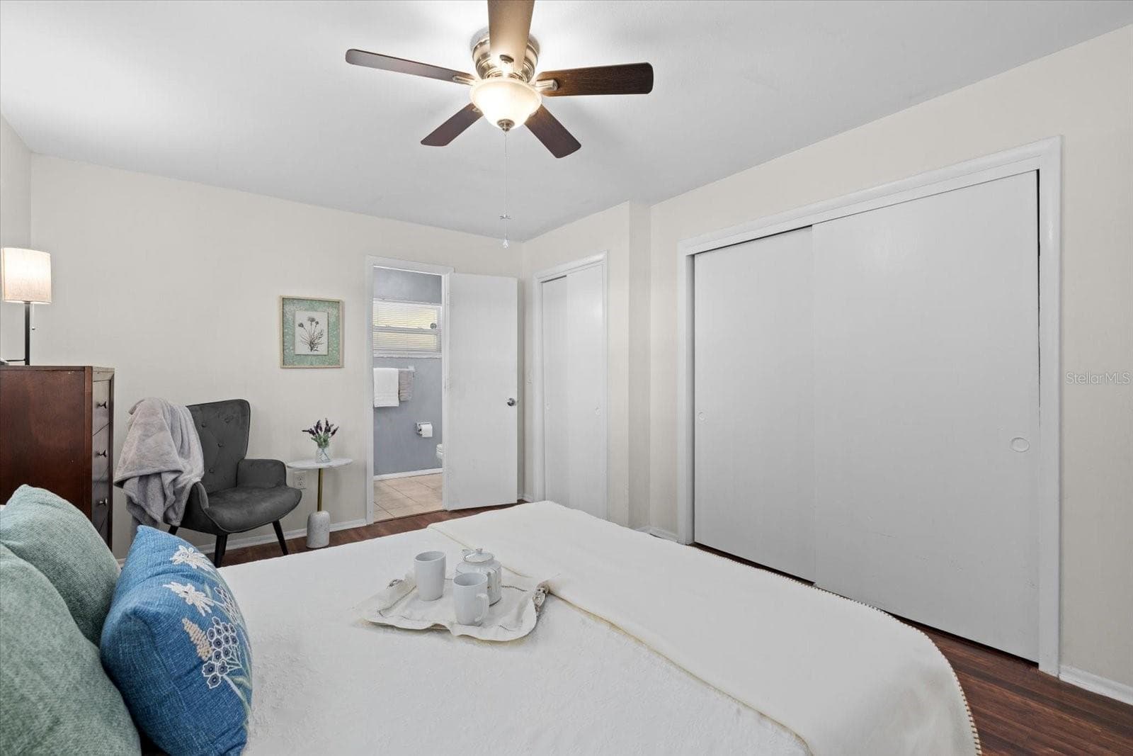 Primary bedroom featuring 2 large closets - 4305 CHINABERRY CIR, BRADENTON