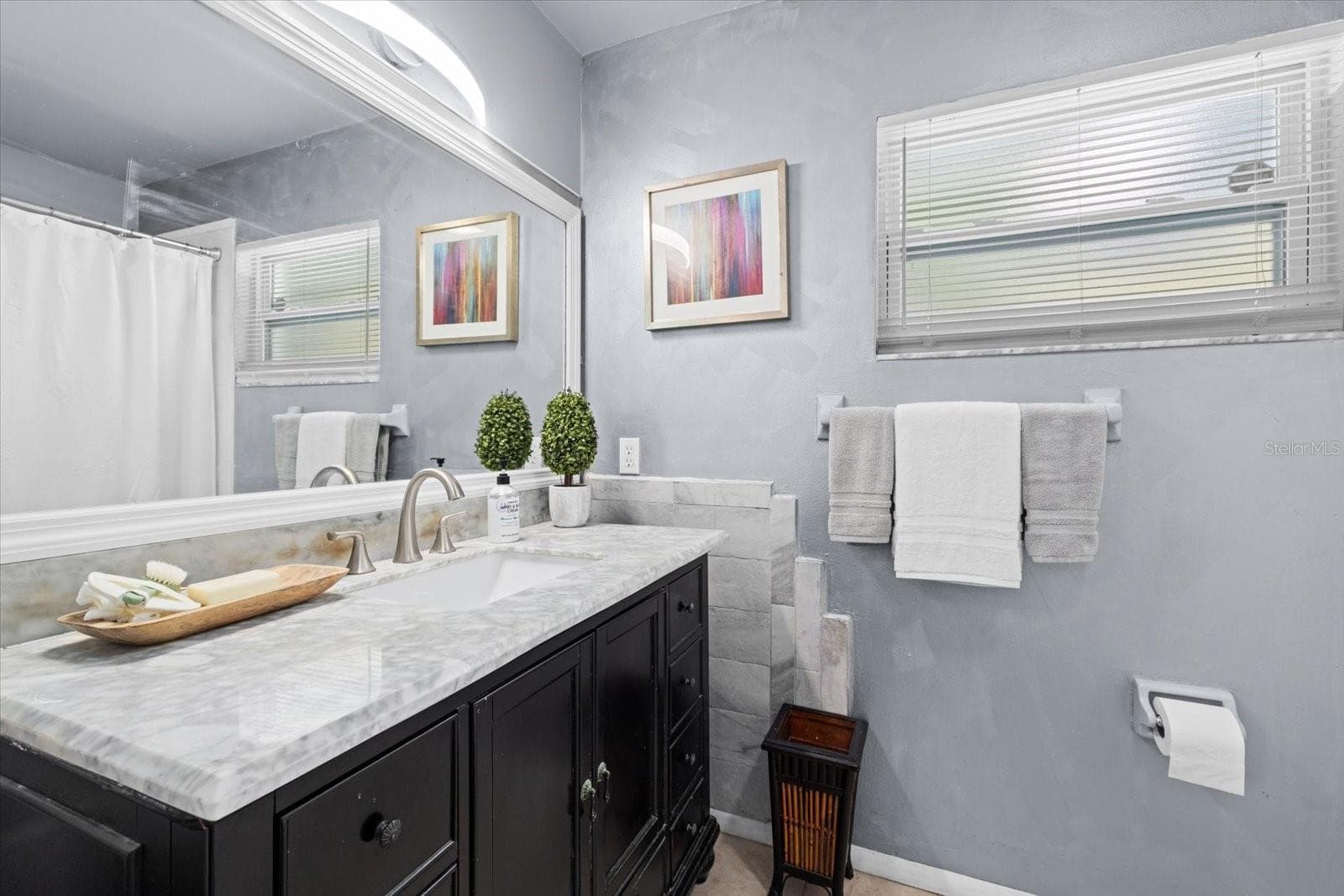 Modern style adorns your Primary Bathroom - 4305 CHINABERRY CIR, BRADENTON
