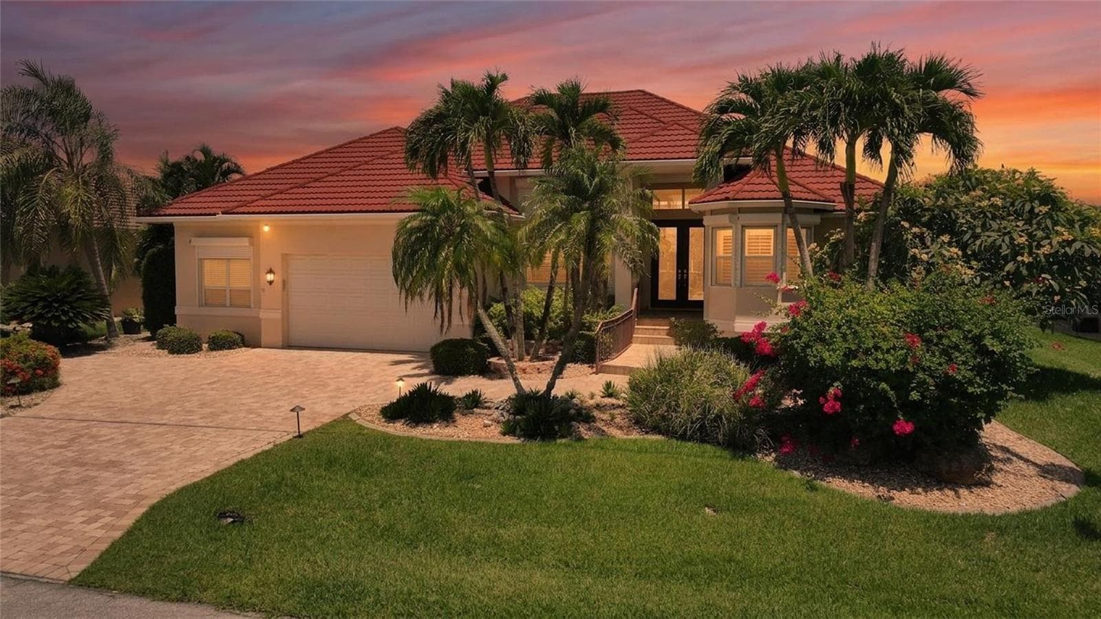 View at Dusk - 436 VALLETTA CT, PUNTA GORDA