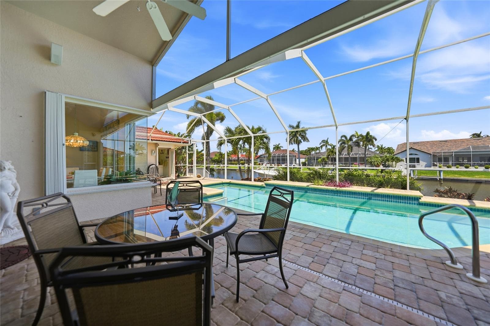 Screen Enclosed Paved Lanai - 436 VALLETTA CT, PUNTA GORDA