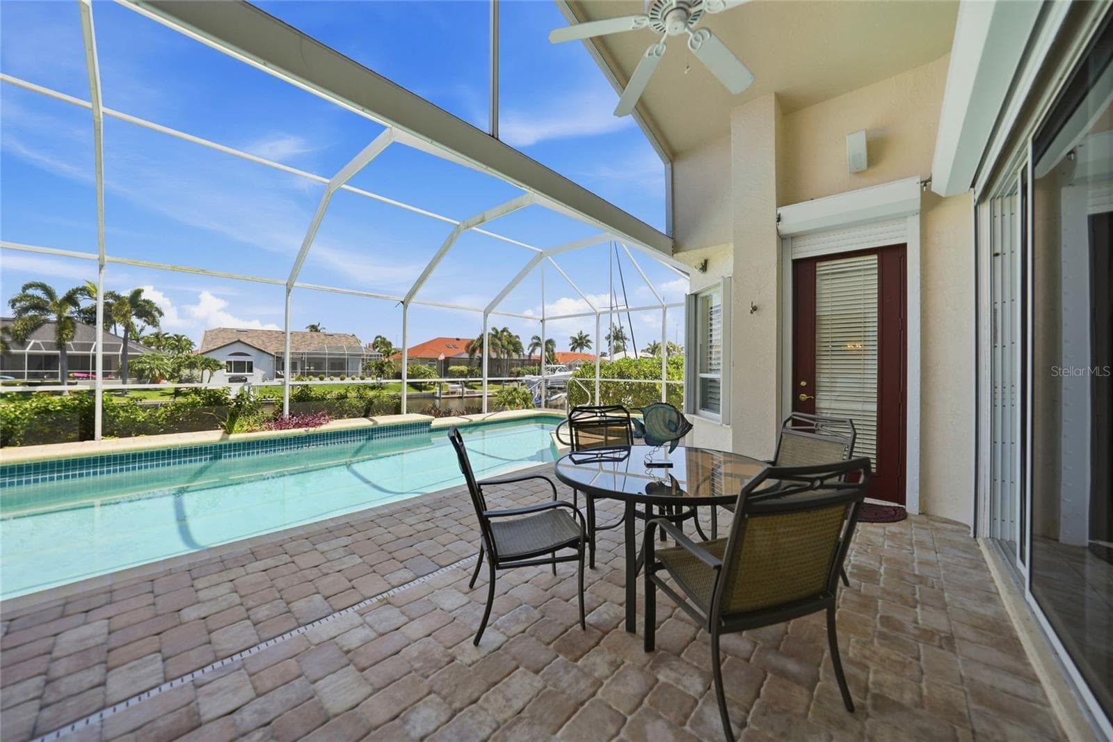 Screen Enclosed Paved Lanai - 436 VALLETTA CT, PUNTA GORDA