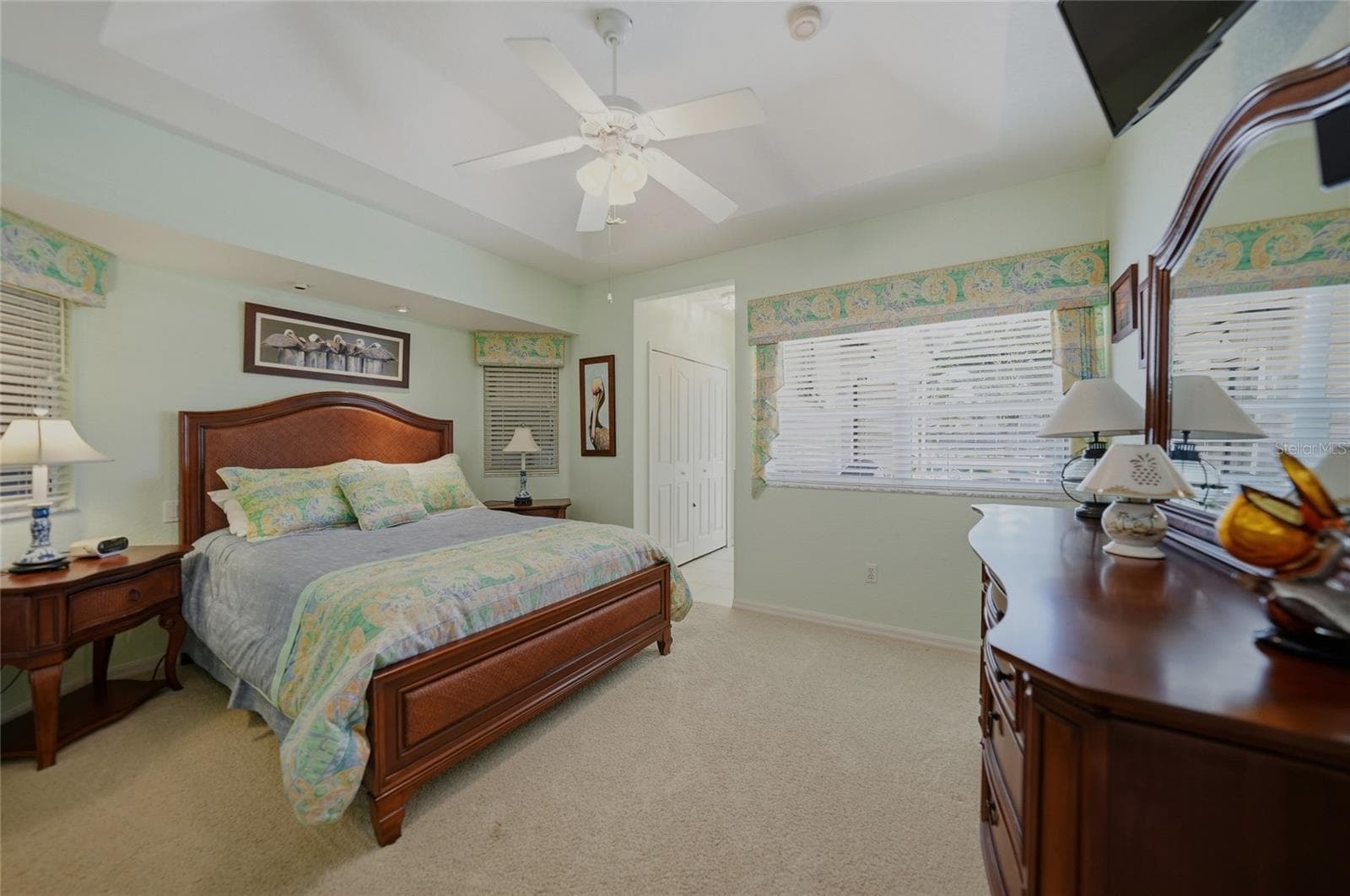Guest Bedroom 2 with Pool Access through half bath - 436 VALLETTA CT, PUNTA GORDA