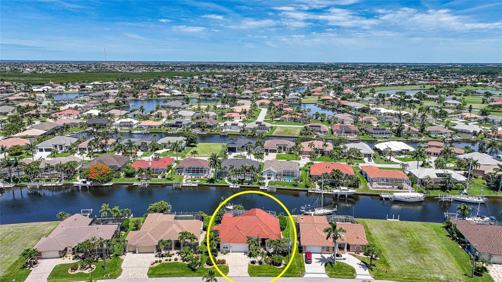 Aerial Views - 436 VALLETTA CT, PUNTA GORDA