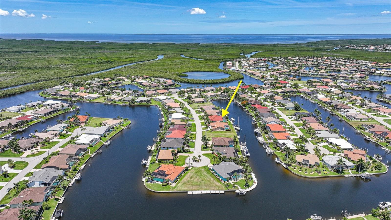 Aerial Views - 436 VALLETTA CT, PUNTA GORDA