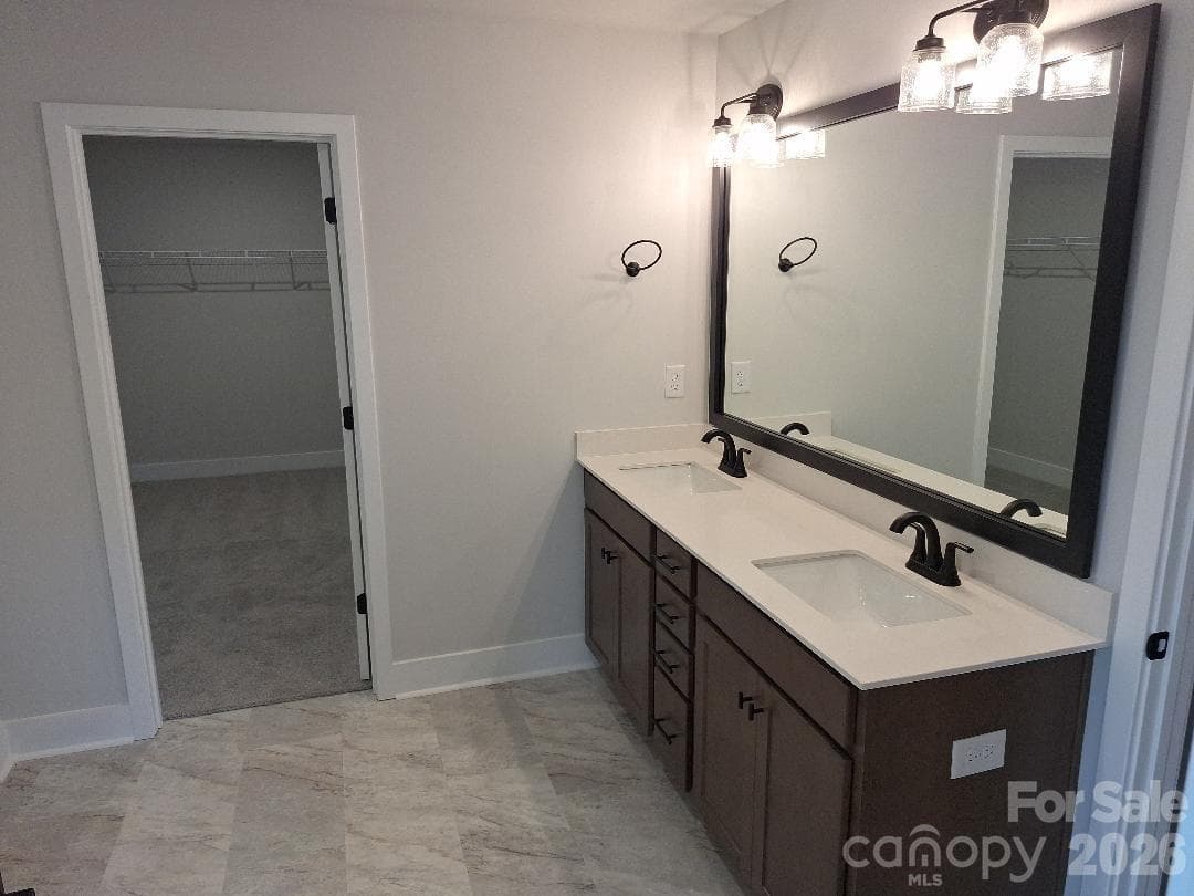 Primary Bathroom Vanity - 152 Kerr Walk Drive, Statesville