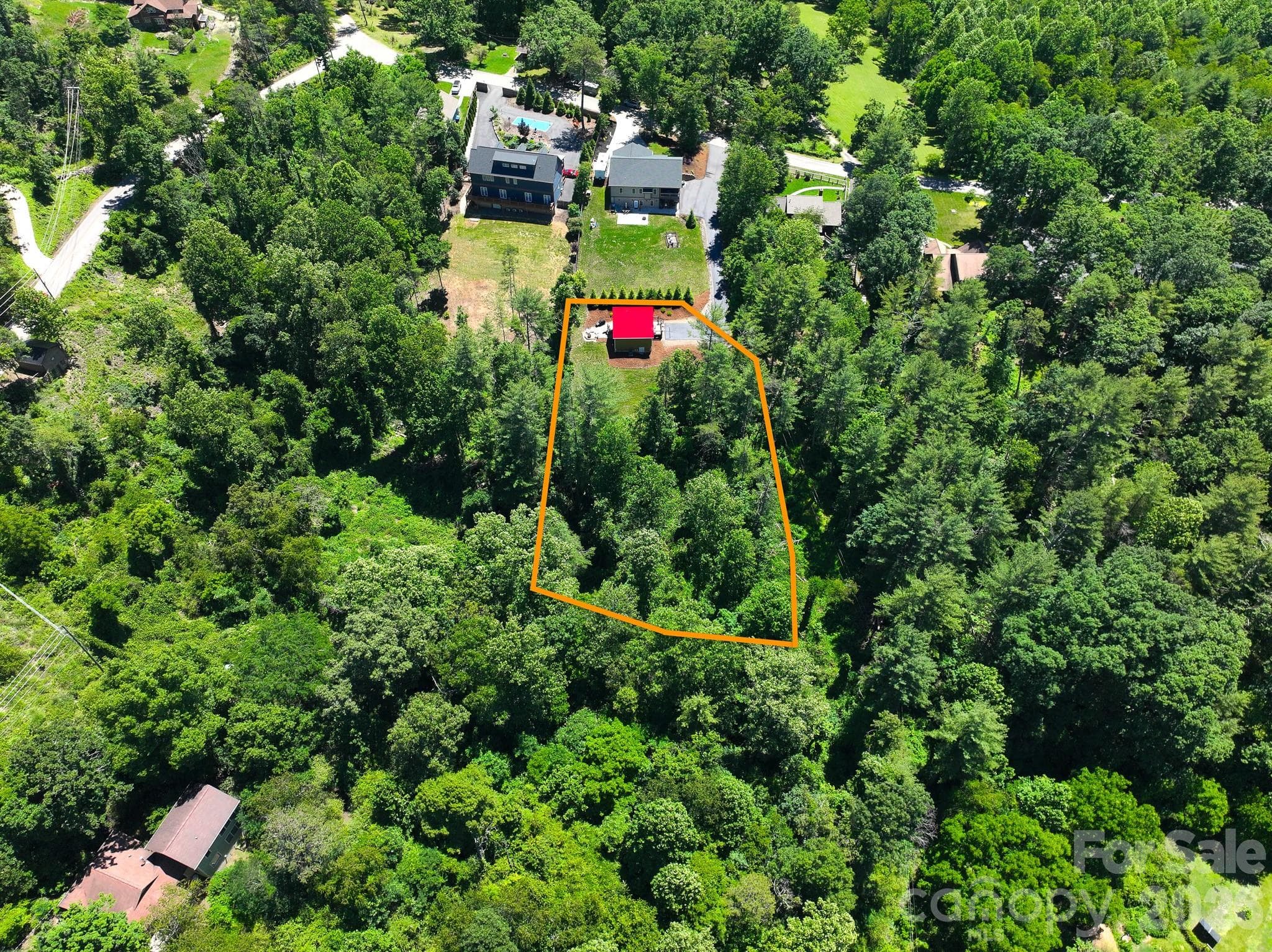 Approximate Lot lines for reference only - Weaverville