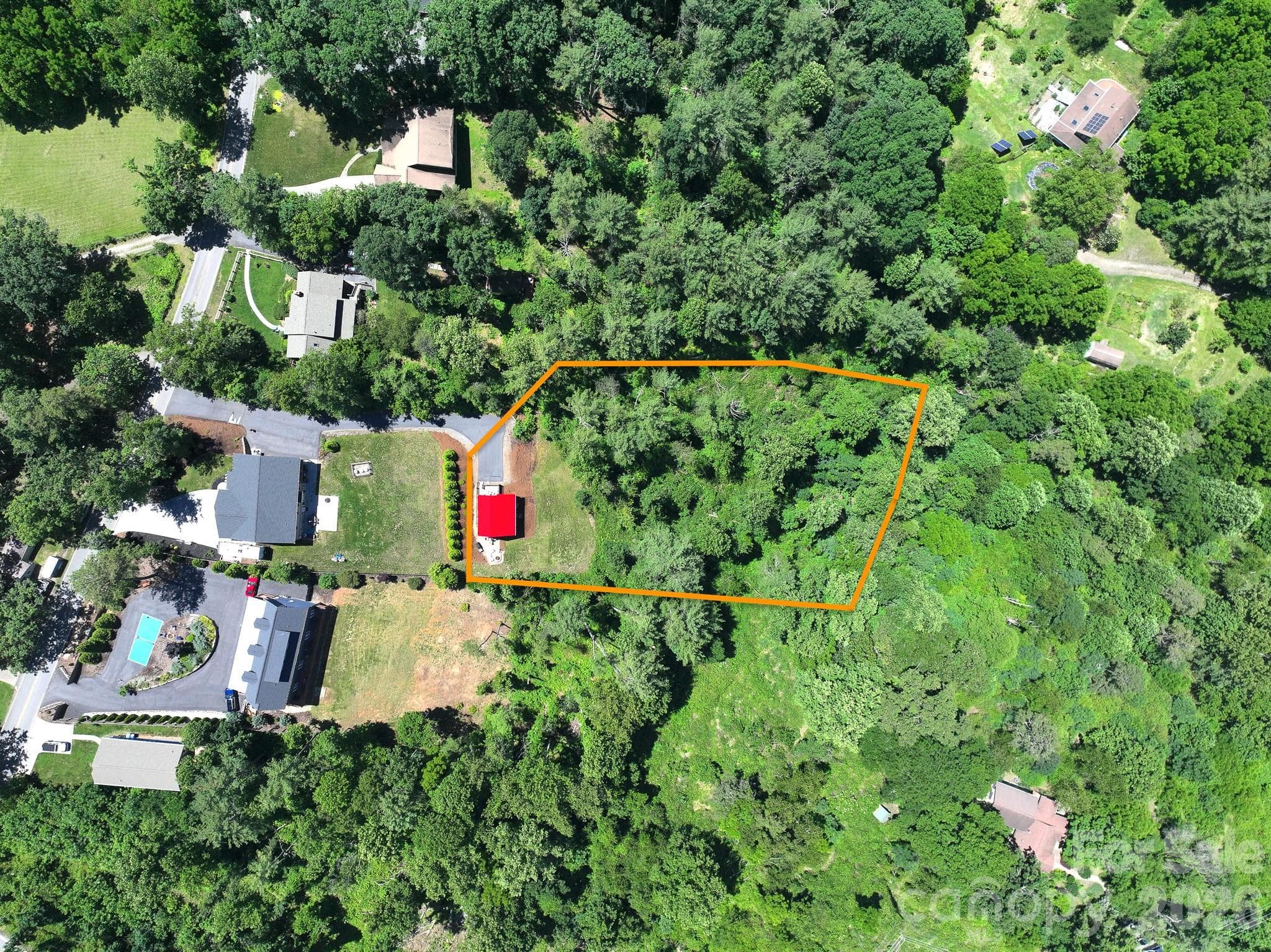 Approximate Lot lines for reference only - Weaverville