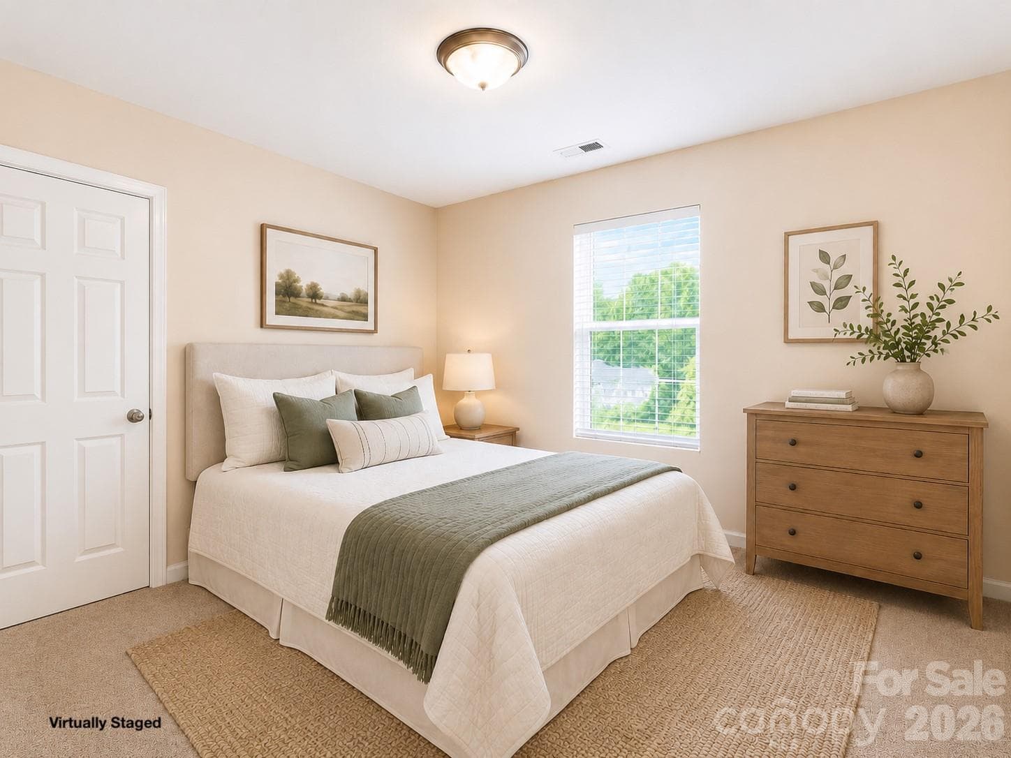 Guest Bedroom with Spacious Closet - 115 High Bluff Circle, Mooresville