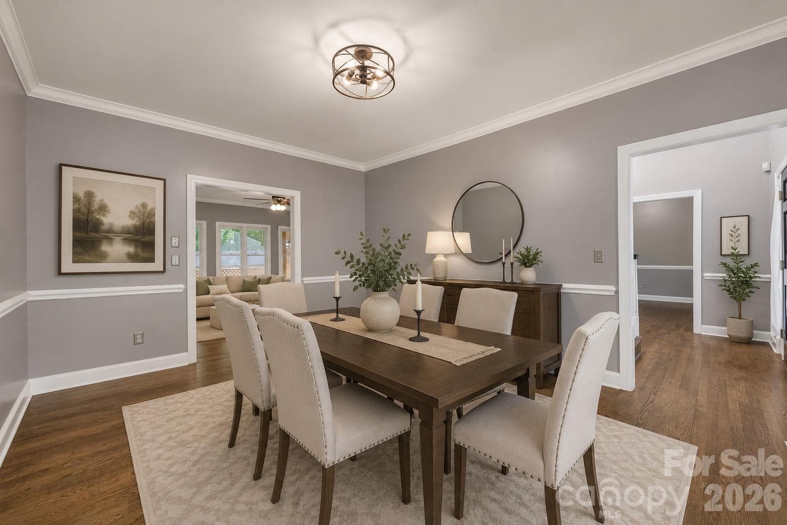 Virtual Staged Dining Room - 106 Mist Valley Drive, Salisbury