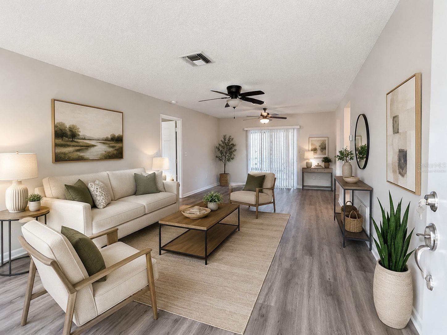 VIRTUALLY STAGED LIVINGROOM - 9129 SEWELL LN, SPRING HILL