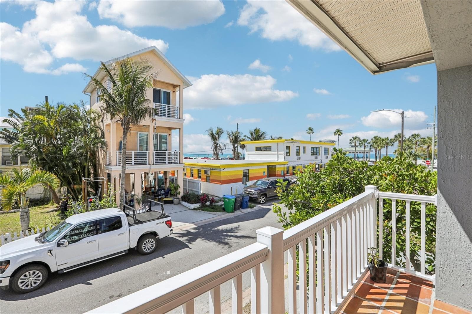 2nd floor balcony - 23 80TH AVE, TREASURE ISLAND