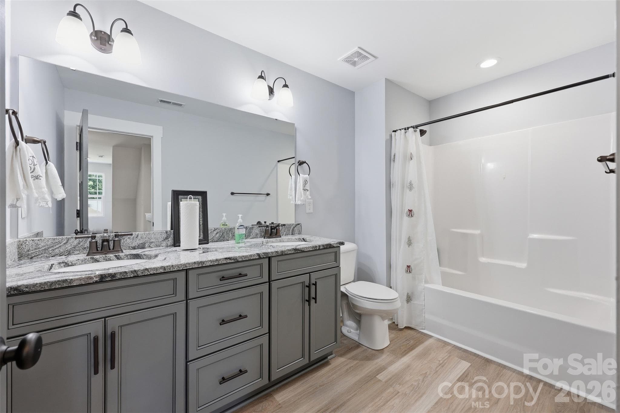 Spacious bathroom offers his and her sinks - Rock Hill