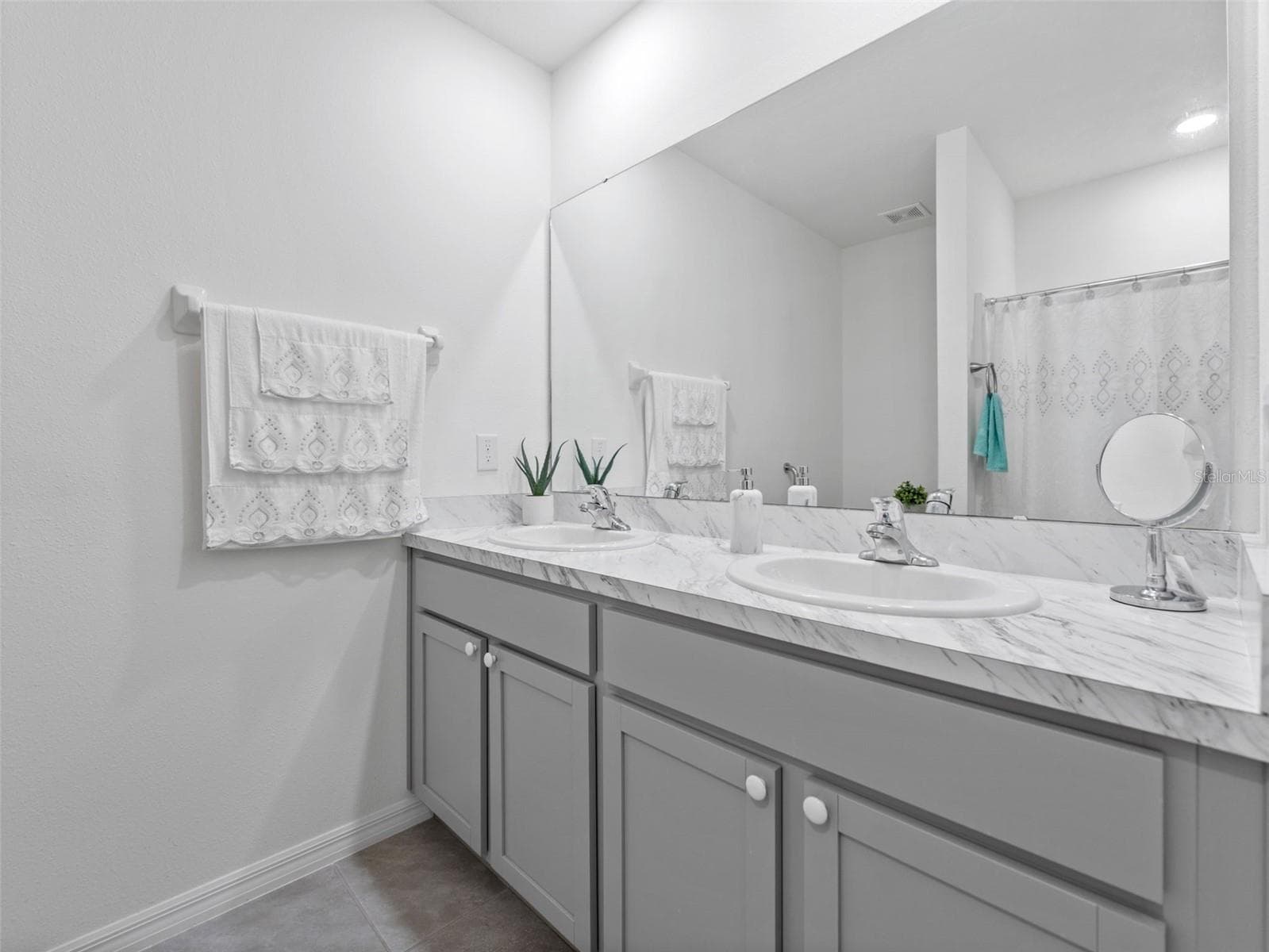 Ensuite bathroom, with shower - 5782 HOLLINGWORTH TRL, WESLEY CHAPEL