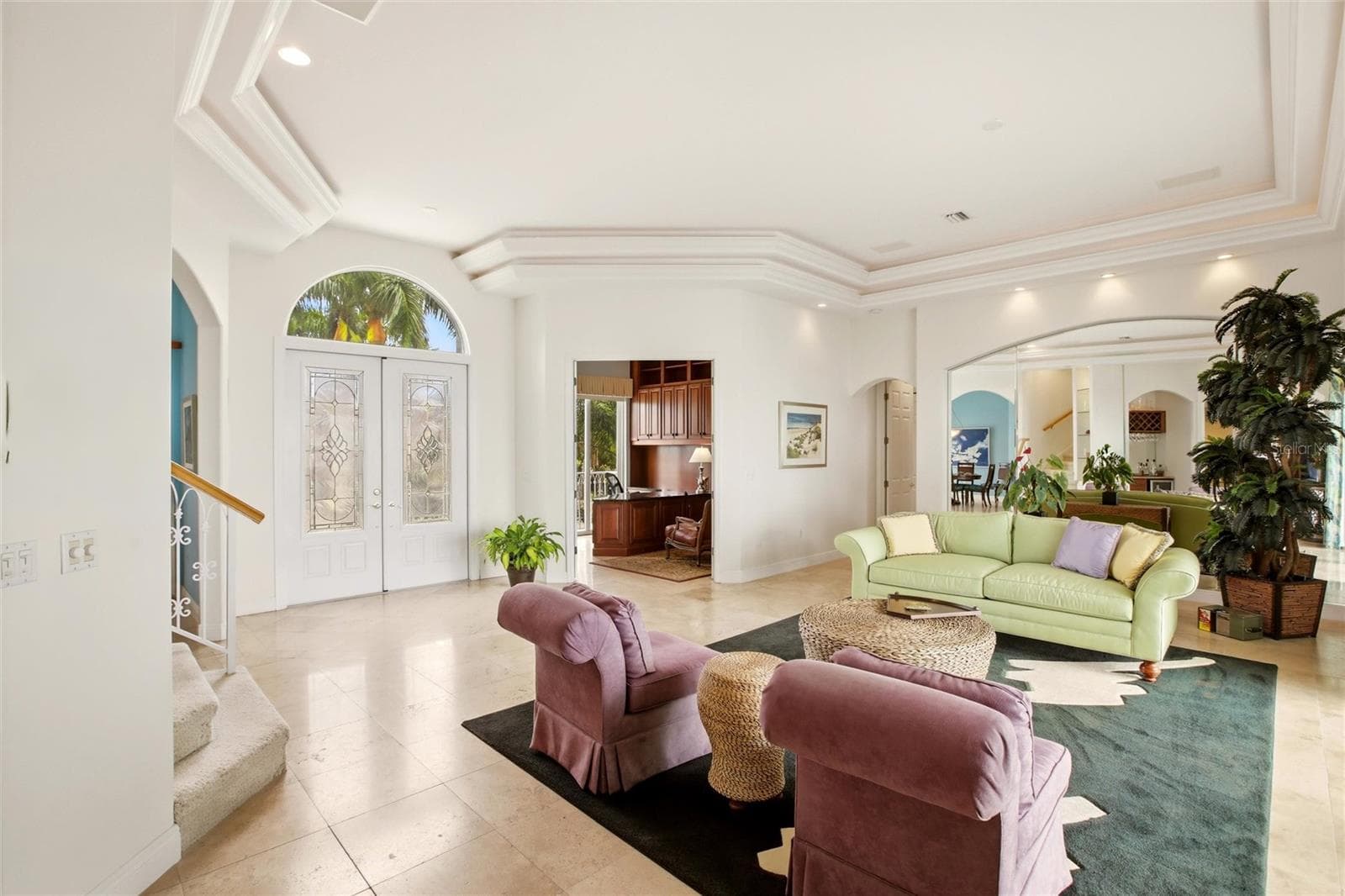 2nd Floor livingroom & office entry - 7524 WESTMORELAND DR, SARASOTA