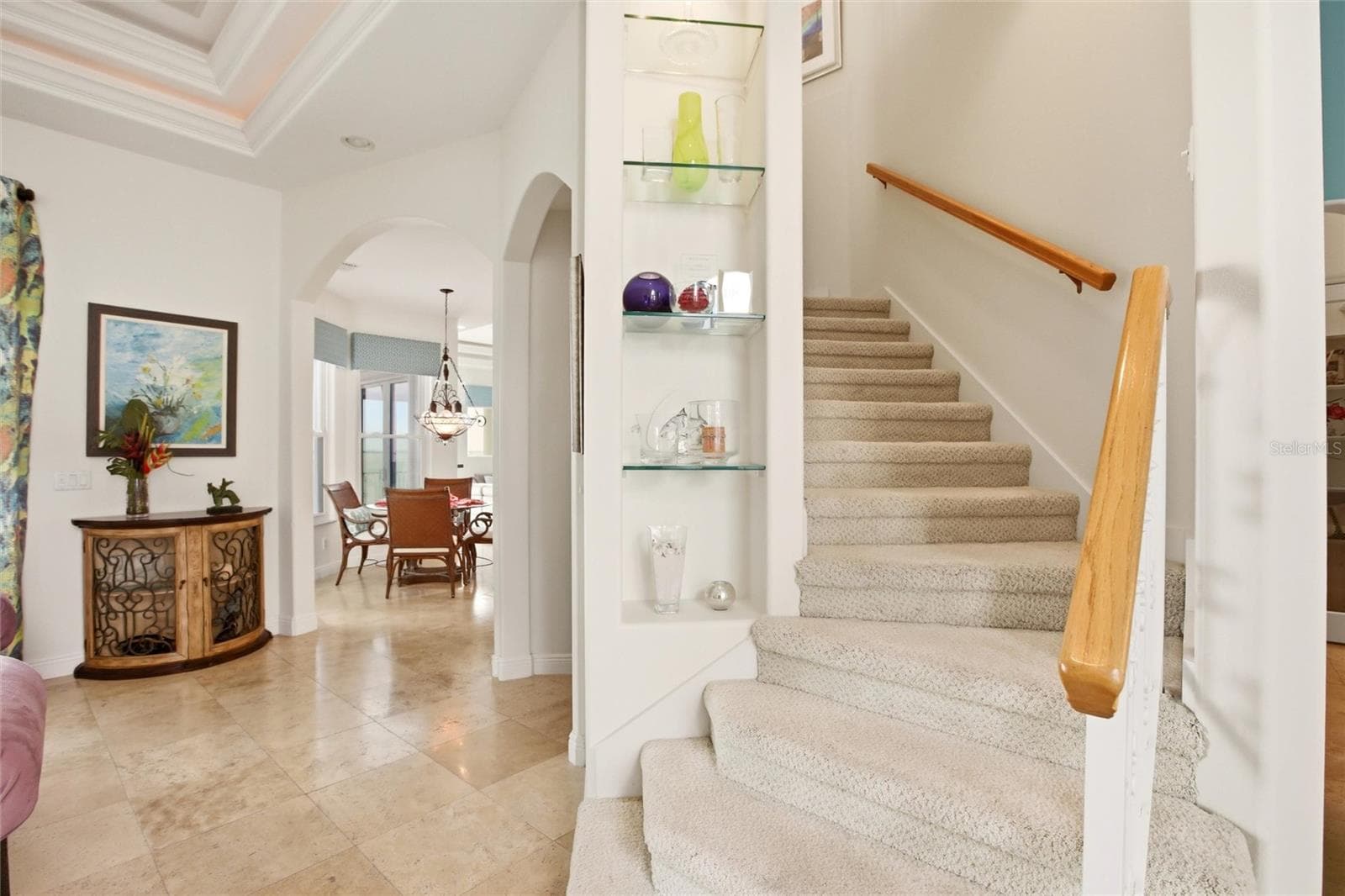 Stairs to the 3rd floor - 7524 WESTMORELAND DR, SARASOTA