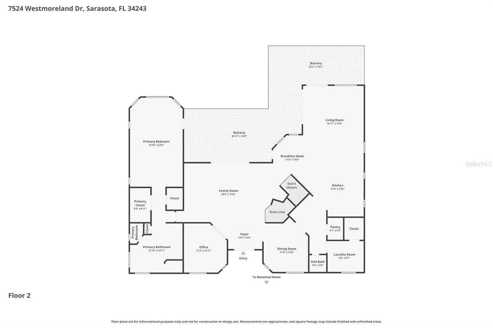 2nd floor main house - 7524 WESTMORELAND DR, SARASOTA