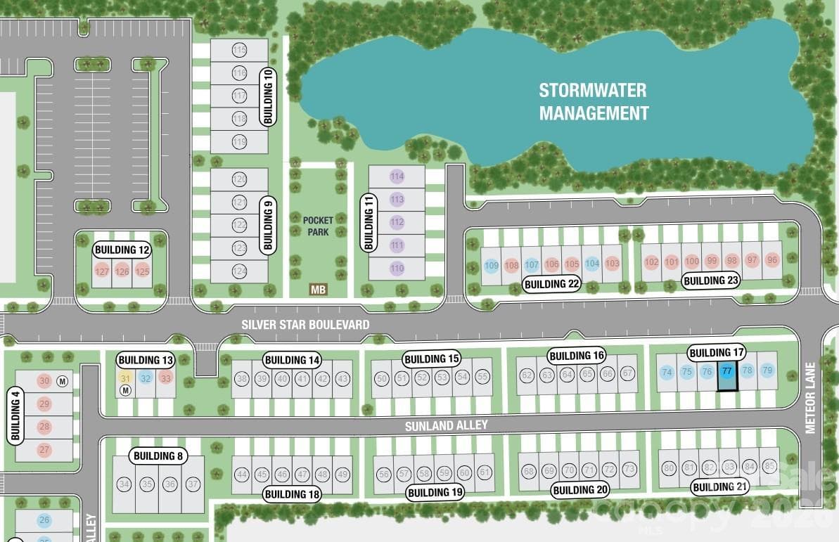562 Silver Star Boulevard Site Map - Indian Trail