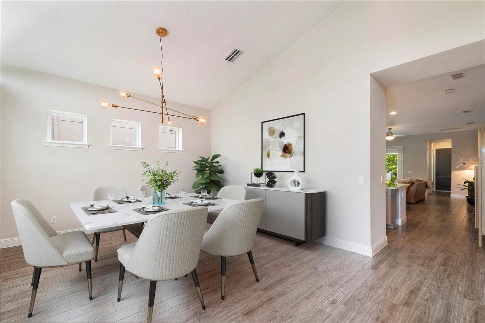 Virtually Staged as a dining room - 9230 YONATH ST, ORLANDO