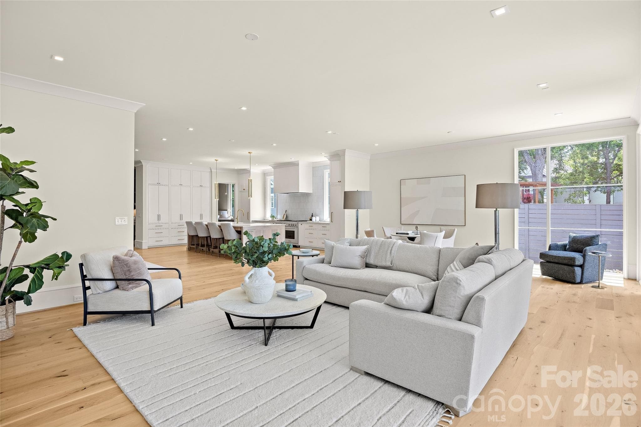 Living Room - 1932 E 8th Street, Charlotte