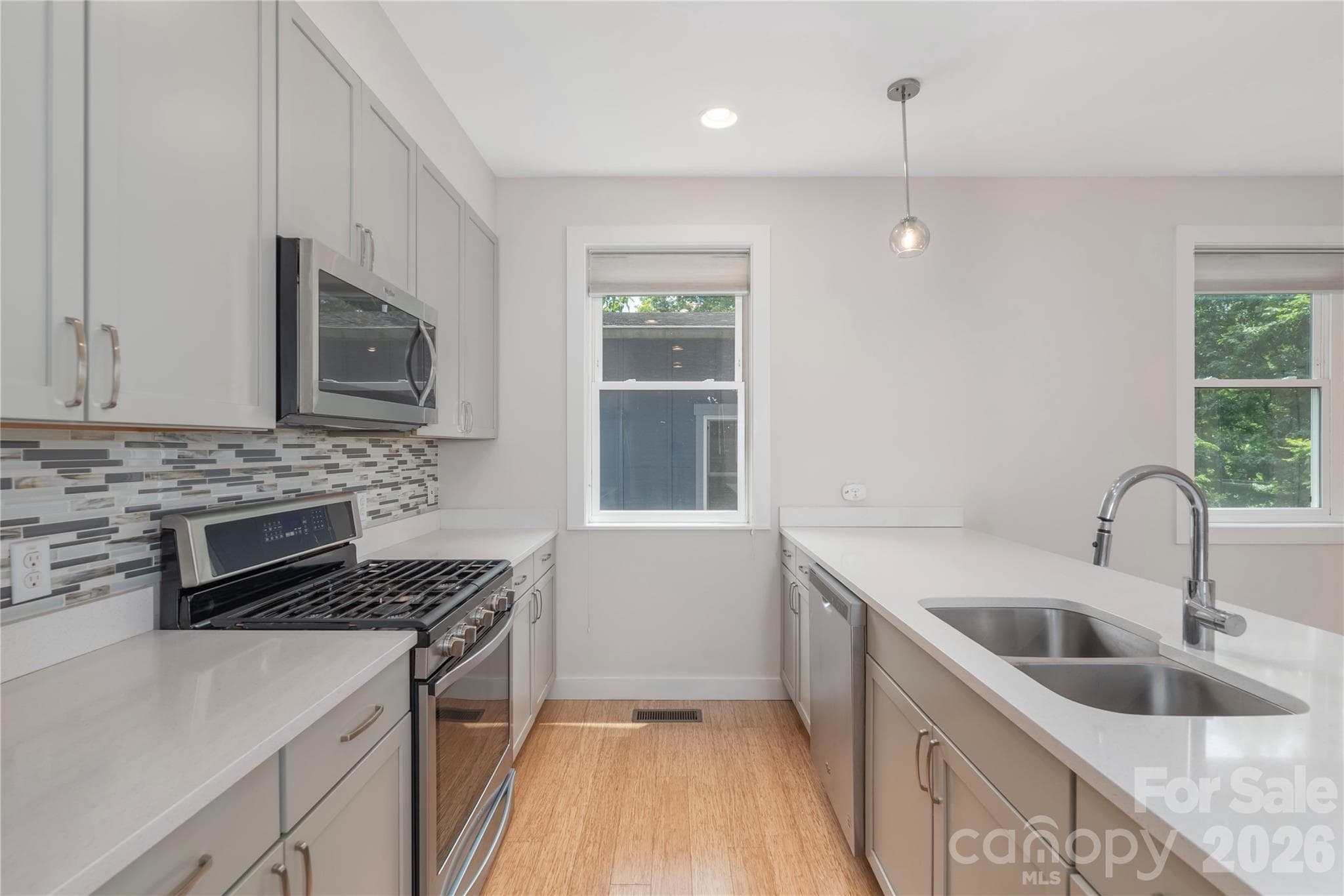 Modern and light-filled kitchen. - 39 Hubbard Avenue, Asheville