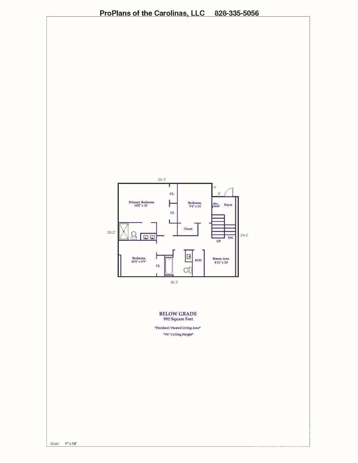 Lower Level Floor Plan - 39 Hubbard Avenue, Asheville