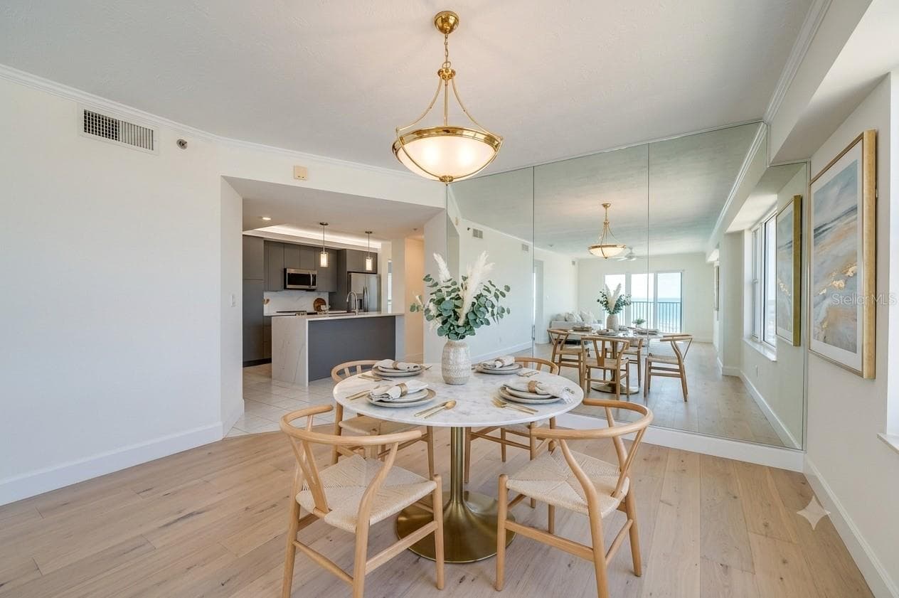 AI Generated Dining Room - 4535 S ATLANTIC AVE #2701, PORT ORANGE